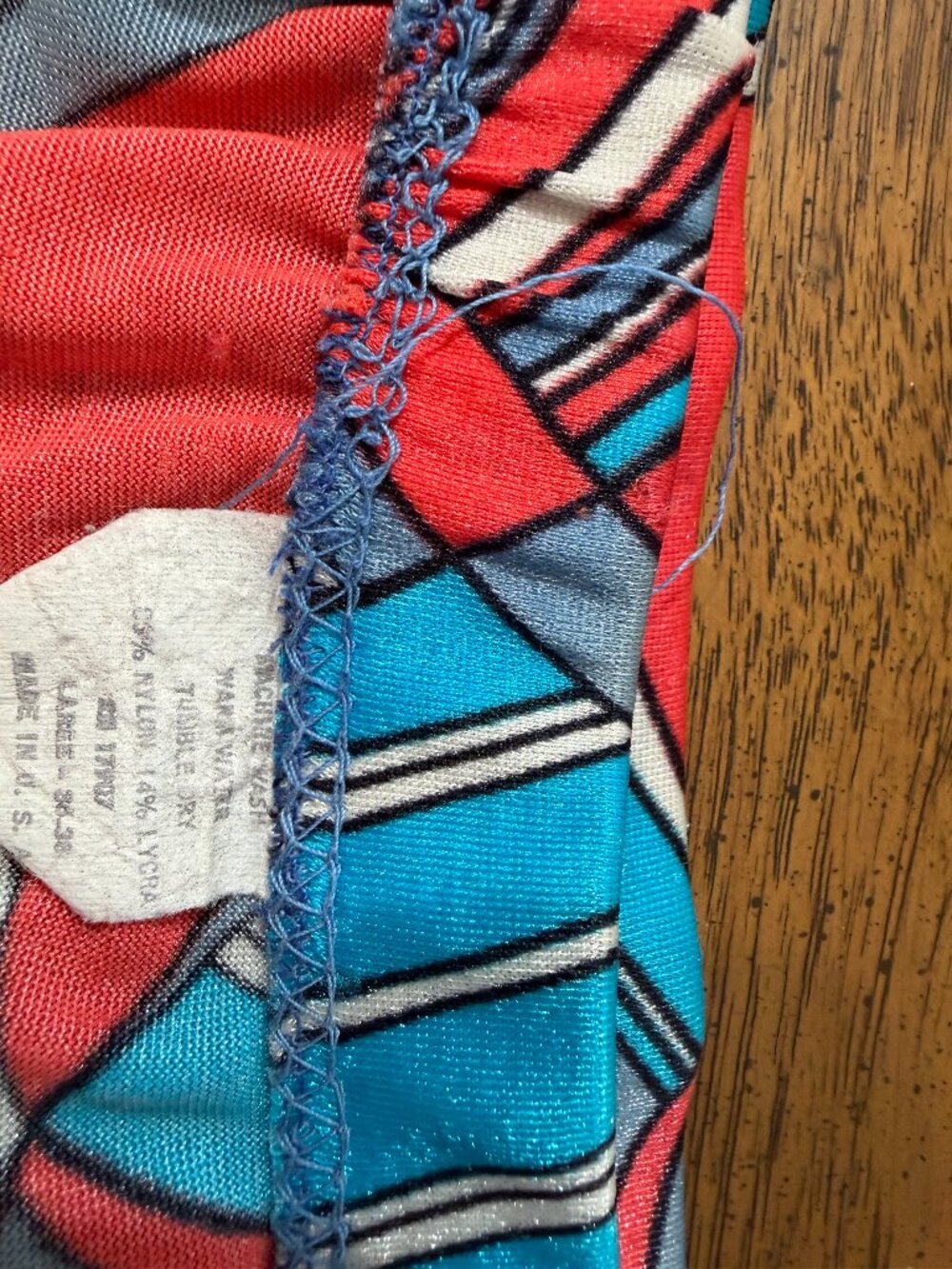 Vintage Men's Swim Trunks Swim Brief Style Size Large - Picture 7 of 10